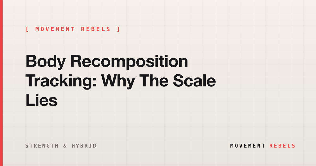 Body Recomposition Tracking: Why The Scale Lies | Movement Rebels guide