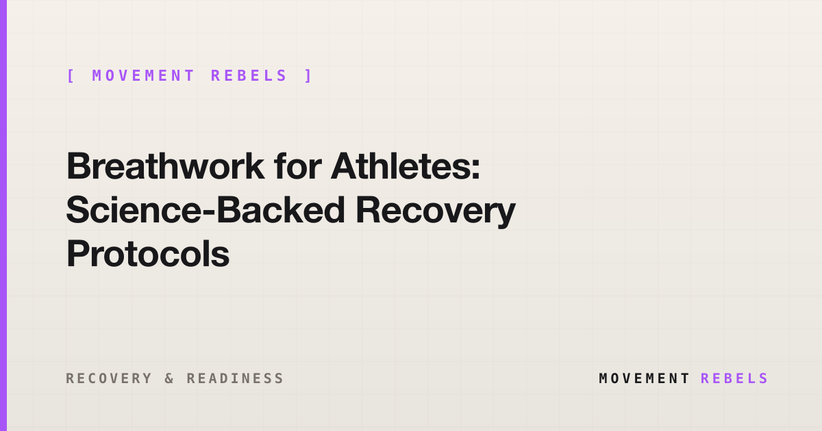 Breathwork for Athletes: Science-Backed Recovery Protocols | Movement Rebels guide