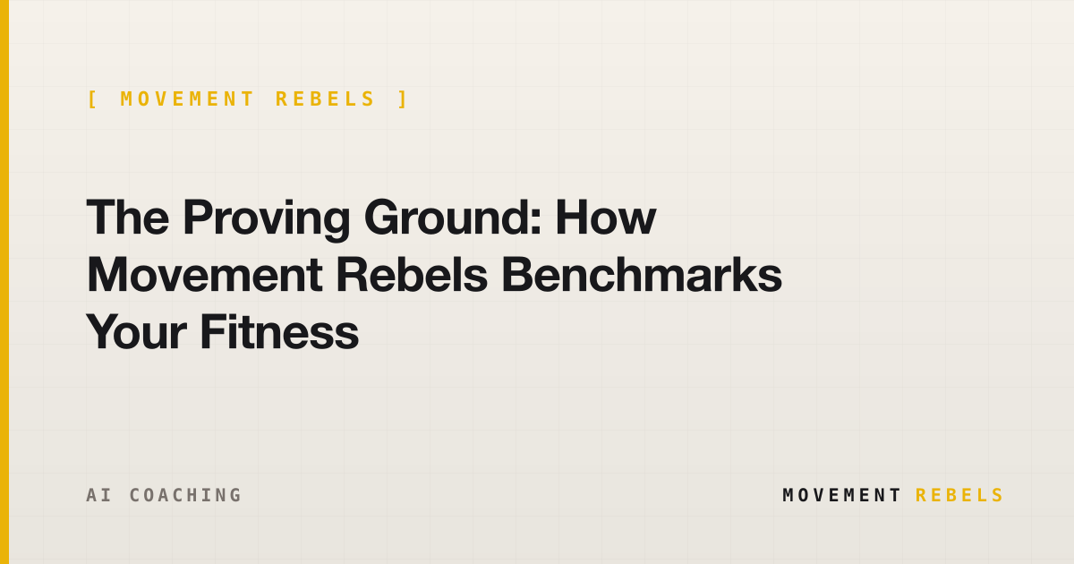 The Proving Ground: How Movement Rebels Benchmarks Your Fitness | Movement Rebels guide